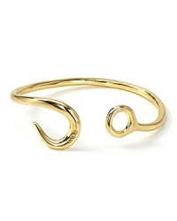 Get hooked. Inspired by the tackle box, Giles & Brother's gold-plated cuff finishes a nautical-cool look whether worn solo or as part of an alluring stack. Get hooked. Inspired by the tackle box, Giles & Brother's gold-plated cuff finishes a nautical-cool look whether worn solo or as part of an alluring stack.