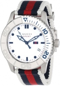 Gucci Unisex YA126239 G Timeless Black and White Sport Watch Gucci Unisex YA126239 G Timeless Black and White Sport Watch