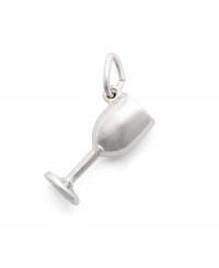 Say cheers! Rembrandt's chic wine charm is the perfect finishing touch to your favorite necklace or charm bracelet. Crafted in sterling silver. Approximate drop: 1 inch. Say cheers! Rembrandt's chic wine charm is the perfect finishing touch to your favorite necklace or charm bracelet. Crafted in sterling silver. Approximate drop: 1 inch.