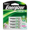 Energizer Products-Energizer-e NiMH Rechargeable Batteries, AAA, 4 Batteries/Pack