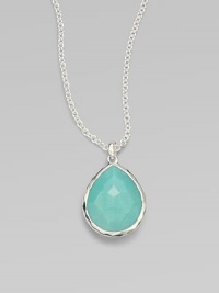 From the Rock Candy® Collection. Rich, faceted turquoise stone in sleek sterling silver on a link chain. Sterling silverTurquoiseLength, about 16 to 18 adjustablePendant size, about ½Lobster clasp closureImported From the Rock Candy® Collection. Rich, faceted turquoise stone in sleek sterling silver on a link chain. Sterling silverTurquoiseLength, about 16 to 18 adjustablePendant size, about ½Lobster clasp closureImported