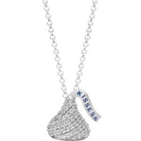 3D Cz Hershey'S Kiss Necklace Sterling Silver 12.00X13.70 mm 3D Cz Hershey'S Kiss Necklace 3D Cz Hershey'S Kiss Necklace Sterling Silver 12.00X13.70 mm 3D Cz Hershey'S Kiss Necklace
