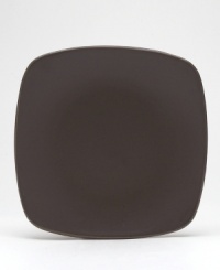 Crafted from versatile stoneware, this mini quad plate is perfect for casual dining and elegant entertaining. The deep chocolate brown color enriches any tabletop while the classic shape makes this plate a practical choice. Mini quad plate measures 6 1/2. Crafted from versatile stoneware, this mini quad plate is perfect for casual dining and elegant entertaining. The deep chocolate brown color enriches any tabletop while the classic shape makes this plate a practical choice. Mini quad plate measures 6 1/2.