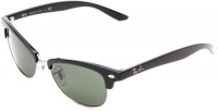 Ray-Ban RB4132 Clubmaster Sunglasses 52 mm, Non-Polarized, Black Silver/Greeen Ray-Ban RB4132 Clubmaster Sunglasses 52 mm, Non-Polarized, Black Silver/Greeen