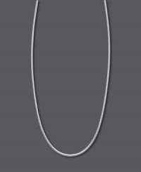 Flawless and elegant. This simple chain looks perfect when worn alone or paired with your favorite pendant. Crafted in sterling silver, this Giani Bernini style features a round snake chain. Approximate length: 20 inches. Flawless and elegant. This simple chain looks perfect when worn alone or paired with your favorite pendant. Crafted in sterling silver, this Giani Bernini style features a round snake chain. Approximate length: 20 inches.