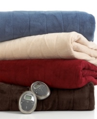 Now's the time to indulge. This Channeled Microplush blanket from Sunbeam features luxurious, ultra-soft texture with stylish channel stitching and hemmed edges for a clean look. With twenty heat settings, these blankets wrap you in the perfect amount of warmth tailored to your liking. Now's the time to indulge. This Channeled Microplush blanket from Sunbeam features luxurious, ultra-soft texture with stylish channel stitching and hemmed edges for a clean look. With twenty heat settings, these blankets wrap you in the perfect amount of warmth tailored to your liking.