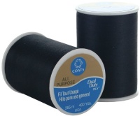 Coats & Clark Dual Duty All-Purpose Thread 400 Yds: Black