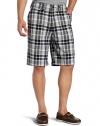 Nautica Men's Yarn Dye Flat Front Short