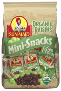 Sun Maid California Organic Raisins, 7-Ounce (Pack of 6) Sun Maid California Organic Raisins, 7-Ounce (Pack of 6)