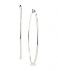 Alfani Jewelry Large 2.25 Silver Tone Hoop Earrings Alfani Jewelry Large 2.25 Silver Tone Hoop Earrings