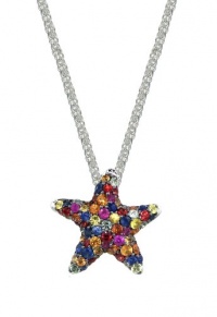 Effy Jewlery Balissima Multi Sapphire Starfish Pendant, 2.80 TCW