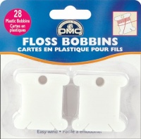 DMC Plastic Floss Bobbins-28/Pkg DMC Plastic Floss Bobbins-28/Pkg