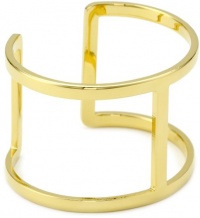 Vince Camuto Gold Tone Cut Out Cuff Bracelet