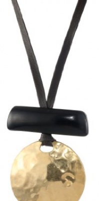Kenneth Cole New York Urban Desert Gold-Tone Disc Pendant Necklace Kenneth Cole New York Urban Desert Gold-Tone Disc Pendant Necklace