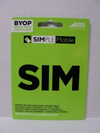Simple Mobile Activation Kit including Sim Card