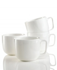 Set 5-star standards for your table with sleek mugs from Hotel Collection. Balancing a delicate look and exceptional durability, this translucent dinnerware is designed to cater virtually any occasion. Complements Link and Bone China dishes. Set 5-star standards for your table with sleek mugs from Hotel Collection. Balancing a delicate look and exceptional durability, this translucent dinnerware is designed to cater virtually any occasion. Complements Link and Bone China dishes.