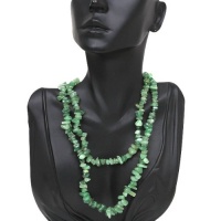 34 Natural Adventurine Chip Necklace 34 Inch 317.00 Carat 34 Natural Adventurine Chip Necklace 34 Inch 317.00 Carat