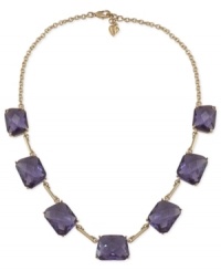 Solid as a rock. This necklace from Carolee is crafted from gold-tone mixed metal with colorful glass and epoxy stones adding a fashion-forward touch. Faceted glass beads provide the sparkle. Approximate length: 16 inches. Approximate drop: 1/8 inch. Solid as a rock. This necklace from Carolee is crafted from gold-tone mixed metal with colorful glass and epoxy stones adding a fashion-forward touch. Faceted glass beads provide the sparkle. Approximate length: 16 inches. Approximate drop: 1/8 inch.