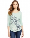 Lucky Brand Women's Shadow Branches Tee