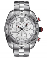 A PRS330 watch from Tissot with a technologically advanced design and expert precision. A PRS330 watch from Tissot with a technologically advanced design and expert precision.