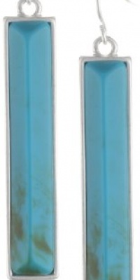 Kenneth Cole New York Urban Naturals Turquoise Rectangle Drop Earrings Kenneth Cole New York Urban Naturals Turquoise Rectangle Drop Earrings