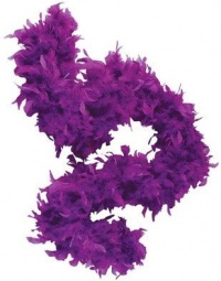 Deluxe 6' Purple 20s Costume Accessory Feather 72 Boa