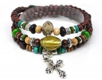 4030062 Christian Religious Scripture Inspirational Cross Leather Bracelet 4030062 Christian Religious Scripture Inspirational Cross Leather Bracelet