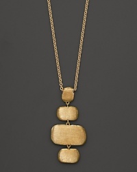 Exclusively at Bloomingdale's, hand-engraved 18K yellow gold pendant necklace from Marco Bicego. Exclusively at Bloomingdale's, hand-engraved 18K yellow gold pendant necklace from Marco Bicego.