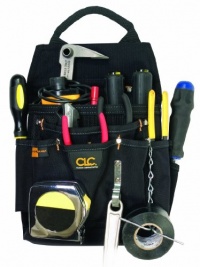 Custom Leathercraft 5505 Professional Electrician's Tool Pouch, Ballistic Poly, 12-Pocket Custom Leathercraft 5505 Professional Electrician's Tool Pouch, Ballistic Poly, 12-Pocket