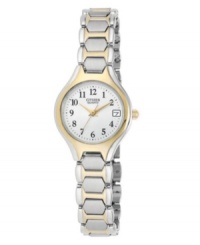 The standard for timekeeping excellence by Citizen continues with this sleek watch. The standard for timekeeping excellence by Citizen continues with this sleek watch.