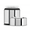 simplehuman Round Cotton Swab Holder, Chrome