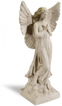 Sculptural Gardens 23-Inch Guardian Angel Statuary (Color May Vary)