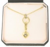 Juicy Couture Chain Charm Catcher Necklace Gold