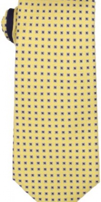 Tommy Hilfiger Men's Spaced Micro Box Tie, Yellow, One Size Tommy Hilfiger Men's Spaced Micro Box Tie, Yellow, One Size