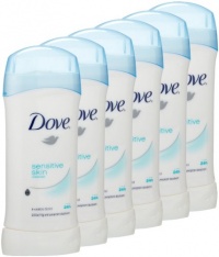 Dove Invisible Solids, Sensitive Skin, 2.6 Ounce Stick (Pack of 6) Dove Invisible Solids, Sensitive Skin, 2.6 Ounce Stick (Pack of 6)