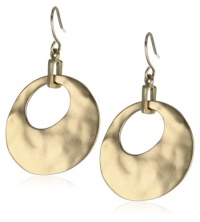 Kenneth Cole New York Worn Oval Earrings