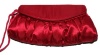 Style&Co Satin Evening Clutch Handbag Purse Red