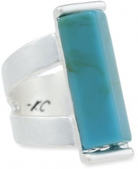 Kenneth Cole New York Urban Naturals Turquoise Rectangle Ring, Size 7.5 Kenneth Cole New York Urban Naturals Turquoise Rectangle Ring, Size 7.5
