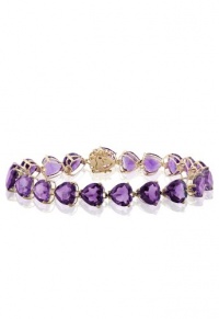 Effy Jewlery Yellow Gold Amethyst Bracelet, 30.60 TCW Effy Jewlery Yellow Gold Amethyst Bracelet, 30.60 TCW