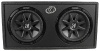 Brand New Kicker 10DCVR122 Dual 12 Comp VR Loaded Subwoofer Vented Enclosure with 2 ohm Final Impedance