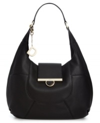 With a slouchy shoulder-right shape, this sumptuous siren from DKNY is this season's it-bag. Crafted from soft leather with signature detailing, its spacious interior is poised to meet your daily demands. With a slouchy shoulder-right shape, this sumptuous siren from DKNY is this season's it-bag. Crafted from soft leather with signature detailing, its spacious interior is poised to meet your daily demands.