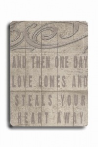 Then One Day 18x24 Artistic Planked Wood Sign by Lisa Weedn Then One Day 18x24 Artistic Planked Wood Sign by Lisa Weedn