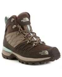 Ready for adventure. Pops of color on the waterproof Iceflare Mid GTX sneakers give this durable pair a bit of feminine style. Ready for adventure. Pops of color on the waterproof Iceflare Mid GTX sneakers give this durable pair a bit of feminine style.