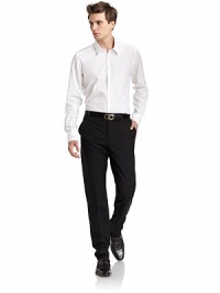 THE LOOKSlim fit silhouetteTonal pinstripe designShirt collarFront button closure Long button cuff sleeves Shirttail hemBack yoke and seam detailsTHE MATERIALCottonCARE & ORIGINMachine washMade in Italy THE LOOKSlim fit silhouetteTonal pinstripe designShirt collarFront button closure Long button cuff sleeves Shirttail hemBack yoke and seam detailsTHE MATERIALCottonCARE & ORIGINMachine washMade in Italy