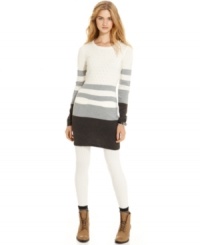Ultra-fab stripes, cute petite pockets and rhinestone embellishments make this Tommy Girl sweater dress a must-have for the season! Pair it with leggings or killer high heels for added style! Ultra-fab stripes, cute petite pockets and rhinestone embellishments make this Tommy Girl sweater dress a must-have for the season! Pair it with leggings or killer high heels for added style!