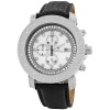 JBW-Just Bling Men's JB-6114L-B Melbourne Chronograph Mother-Of-Pearl Dial Diamond Watch