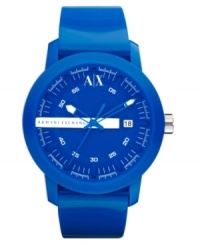 Watch your blues wash away with this casual timepiece from AX Armani Exchange.