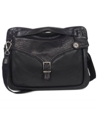 Functional and fabulous, this chic Folio bag from The Sak works serious style overtime. Crafted from supple leather and accented with signature detailing, it flaunts multiple pockets for effortless 9-to-5 accessorizing. Functional and fabulous, this chic Folio bag from The Sak works serious style overtime. Crafted from supple leather and accented with signature detailing, it flaunts multiple pockets for effortless 9-to-5 accessorizing.