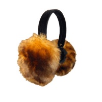 Tissavel Faux Fox Earmuffs on Velvet Band By Surell Accessories (Ombre Cognac) Tissavel Faux Fox Earmuffs on Velvet Band By Surell Accessories (Ombre Cognac)