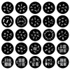 SHANY 2012 Nail Art Polish Stamp Manicure Image Plates set of 25pcs